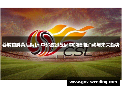 蓉城首胜背后解析 中超激烈战局中的暗潮涌动与未来趋势